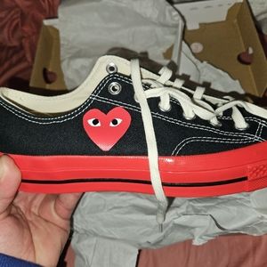 Converse comme des garcons size 8 men, size 10 women
